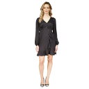 }CPR[X fB[X s[X gbvX Women's Jacquard Snakeskin-Print Ruffled Mini Dress Black