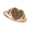 @ Y O ANZT[ Chocolatier&reg; Diamond Heart Statement Ring (1/2 ct. t.w.) in 14k Rose Gold Rose Gold