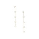 GeBJ fB[X sAXCO ANZT[ Imitation Pearls Earrings Dripping in 18K Gold Plating Gold
