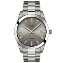 eB\bg Y rv ANZT[ Men's Swiss Gentleman Gray Titanium Bracelet Watch 40mm Grey