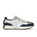 New Balance ニューバランス メンズ スニーカー 【New Balance 327 White Navy Blue】 サイズ US_6(24.0cm) White/Navy Blue