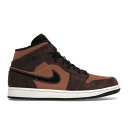 Jordan ジョーダン メンズ スニーカー 【Jordan 1 Mid SE Dark Chocolate】 サイズ US_10.5(28.5cm) Dark Chocolate/Archaeo Brown/Black/Crimson Bliss