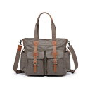 TSDブランド レディース トートバッグ バッグ Urban Light Coated Canvas Tote Bag Olive