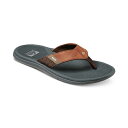リーフ メンズ ドレスシューズ シューズ Men's Santa Ana Padded & Waterproof Flip-Flop Sandal Grey/t...