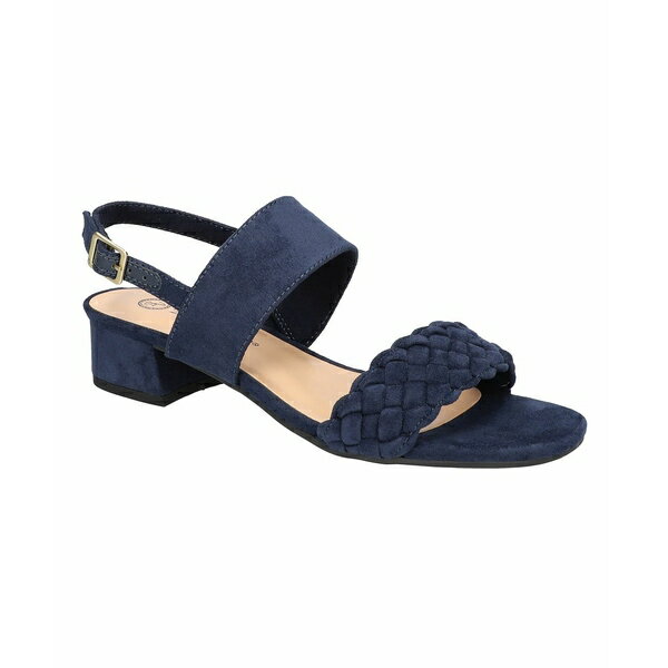 ベラヴィータ レディース サンダル シューズ Women's Ellison Slingback Sandals Navy Suede