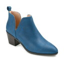 ジャーニーコレクション レディース ブーツ シューズ Women's Lola Cut Out Dress Booties Blue