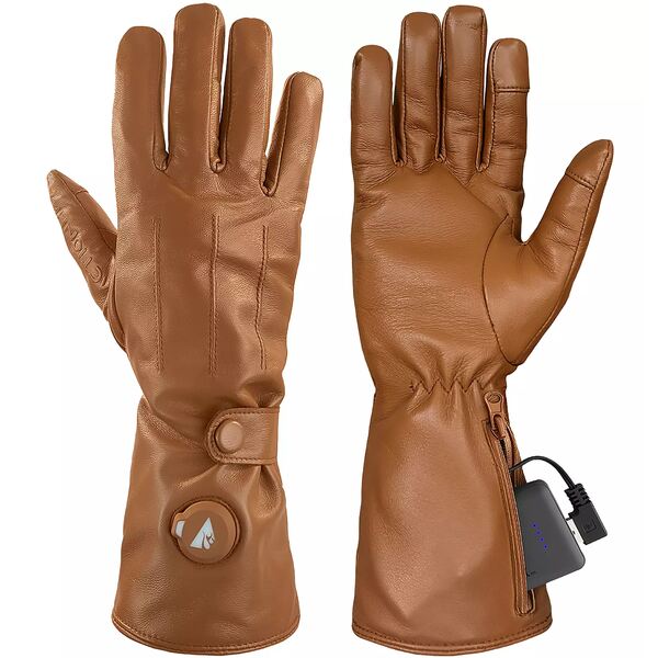 アクションヒート メンズ 手袋 アクセサリー ActionHeat Mens 5V Heated Dress Gloves Tan