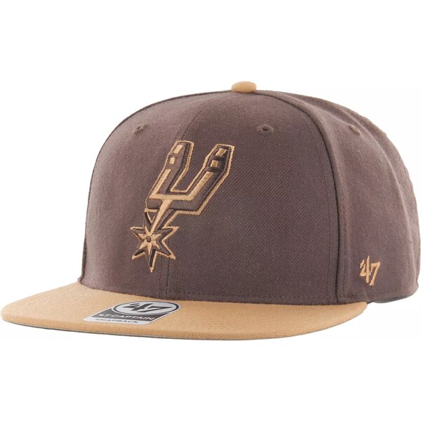 フォーティーセブン レディース 帽子 アクセサリー '47 Adult San Antonio Spurs 2Tone Captain Hat -