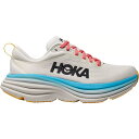 ホカオネオネ レディース ランニング スポーツ HOKA Women's Bondi 8 Running Shoes White/Multi Color