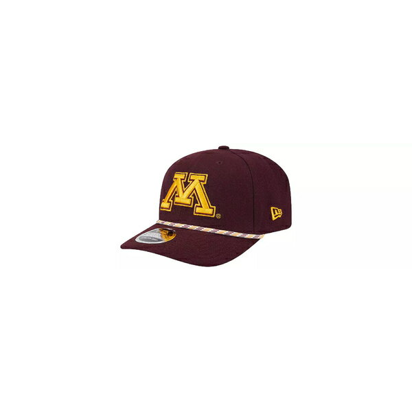 ニューエラ メンズ 帽子 アクセサリー New Era Adult Minnesota Golden Gophers Maroon Multi - Rope 970 Adjustable Stretch-Snap Hat -