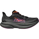 ホカオネオネ レディース ランニング スポーツ HOKA Women's Mach 6 Running Shoes Black/Fuchsia