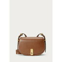 ラルフローレン レディース ショルダーバッグ バッグ POLO ID CALFSKIN MINI SADDLE BAG - Across body bag - ...