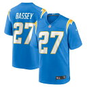 ナイキ メンズ ユニフォーム トップス Essang Bassey Los Angeles Chargers Nike Game Jersey Powder Blue