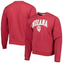 リーグカレッジエイトウェア メンズ パーカー・スウェットシャツ アウター Indiana Hoosiers League Collegiate Wear 1965 Arch Essential Lightweight Pullover Sweatshirt Crimson