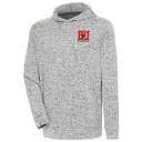 アンティグア メンズ パーカー・スウェットシャツ アウター Boston University Antigua Absolute Pullover Hoodie Heather Gray