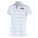 アンティグア レディース ポロシャツ トップス Joe Gibbs Racing Antigua Women's Compass Polo White