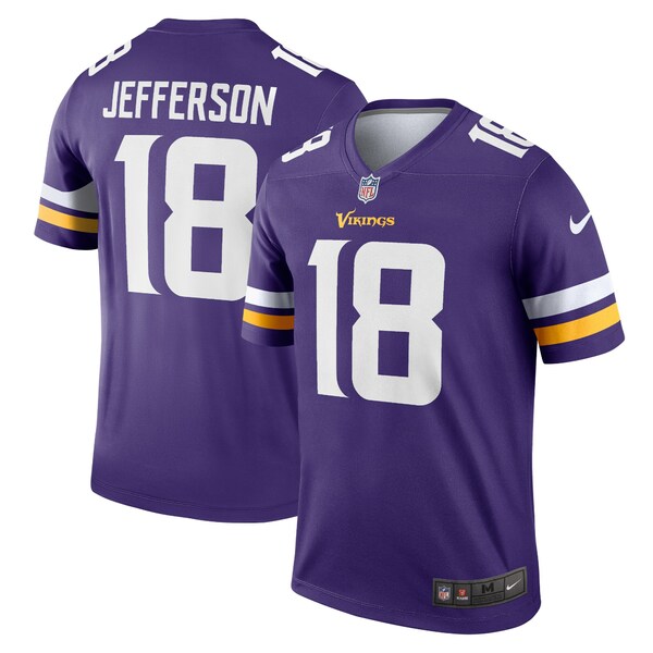ナイキ メンズ ユニフォーム トップス Justin Jefferson Minnesota Vikings Nike Legend Jersey Purple