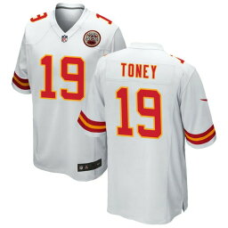 ナイキ メンズ ユニフォーム トップス Kansas City Chiefs Nike Custom Game Jersey White