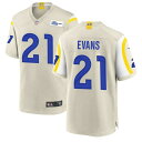 ナイキ メンズ ユニフォーム トップス Nike Los Angeles Rams Custom Game Jersey Bone