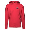 レベルウェア メンズ パーカー・スウェットシャツ アウター Toronto Raptors Levelwear Dimension Insignia Core Pullover Hoodie Red