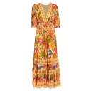 ファーム リオ レディース ワンピース トップス Rio Tapestry Floral Maxi Dress rio tapestry yellow