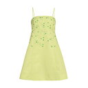 ガニー レディース ワンピース トップス Embellished Tent Mini-Dress lily green