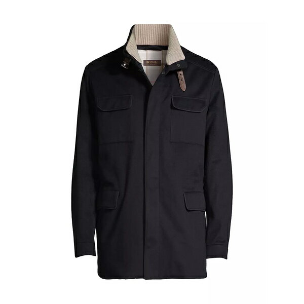 ロロピアーナ メンズ ジャケット＆ブルゾン アウター New Traveller Cashmere-Blend Jacket blueのサムネイル