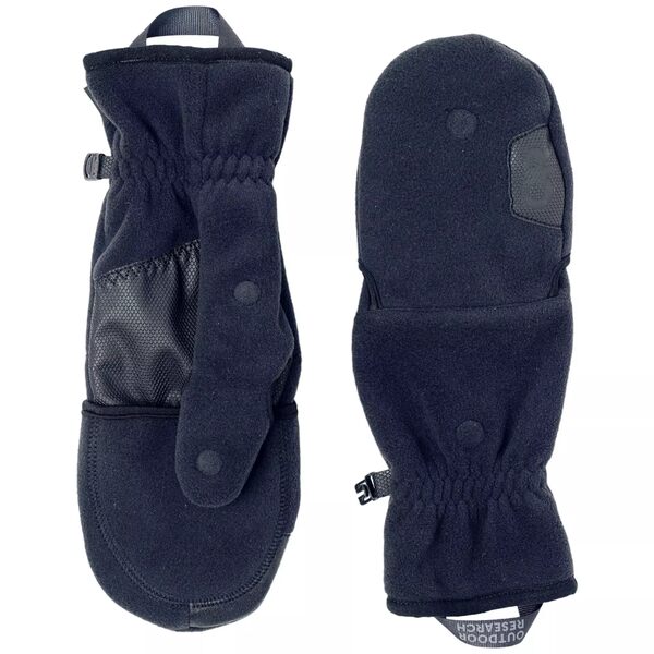 アウトドアリサーチ メンズ 手袋 アクセサリー Outdoor Research Gripper Convertible Windbloc Mitts Black