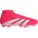 アディダス メンズ サッカー スポーツ adidas Predator Club FG/MG Sock Soccer Cleats Red/White