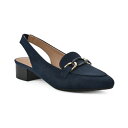 ホワイトマウンテン レディース スリッポン・ローファー シューズ Women's Boreal Slingback Loafers Navy Fabric