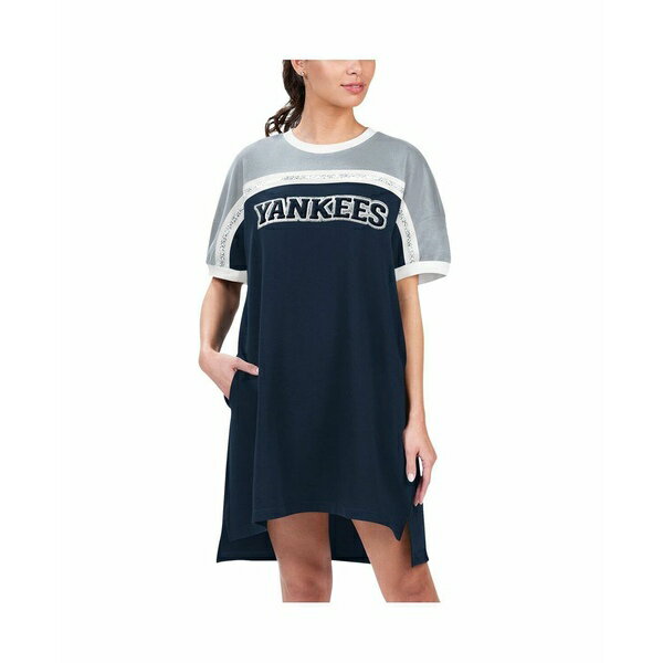 Х󥯥 ǥ ԡ ȥåץ Women's Navy/Gray New York Yankees Circus Cat...