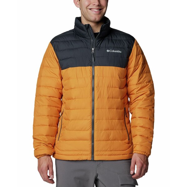 コロンビア メンズ ジャケット&ブルゾン アウター Men's Powder Lite II Puffer Jacket Sunstone, Shark
