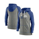 ナイキ レディース パーカー・スウェットシャツ アウター Women's Heathered Charcoal and Heathered Royal Kans...