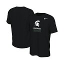 ナイキ メンズ シャツ トップス Men's Black Michigan State Spartans Alternate T-shirt Black(4)