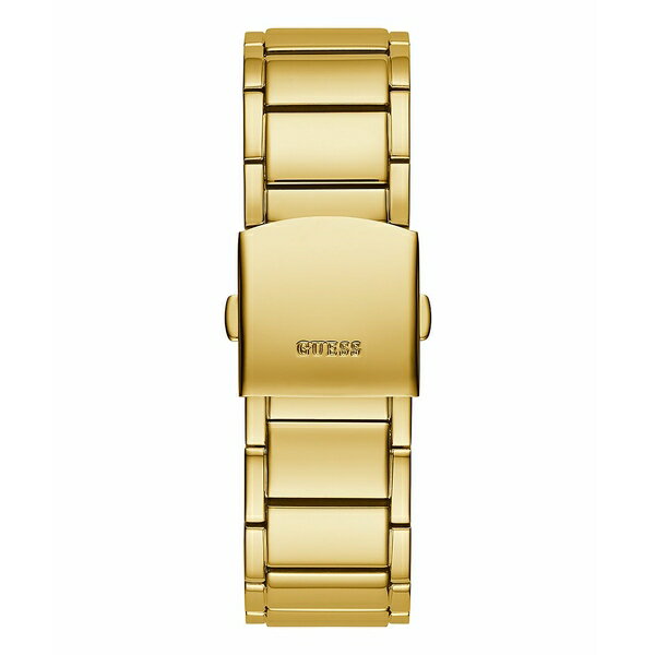 ゲス メンズ 腕時計 アクセサリー Men's Multi-Function Gold Tone Steel Watch, 43mm Gold Tone