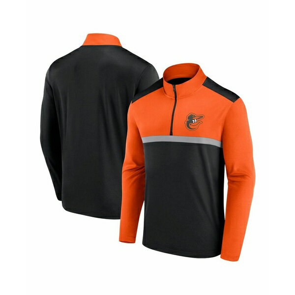 ファナティクス メンズ パーカー・スウェットシャツ アウター Men's Black Baltimore Orioles Unstoppa..