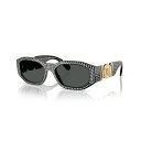 ヴェルサーチ レディース サングラス&アイウェア アクセサリー Men's Sunglasses, Biggie VE4361 Black