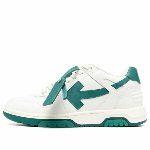 Off-White オフホワイト メンズ スニーカー 【Off-White Out Of Office Low-Top Sneaker 'Green White' OMIA189F22LEA0010155】 サイズ US_6(24.0cm)