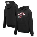 プロスタンダード レディース パーカー・スウェットシャツ アウター Carolina Hurricanes Pro Standard Women's Classic Chenille Pullover Hoodie Black