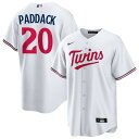 ナイキ メンズ ユニフォーム トップス Minnesota Twins Nike Home Replica Custom Jersey White