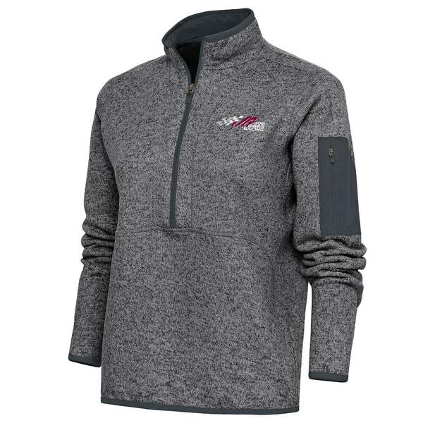 アンティグア レディース ジャケット＆ブルゾン アウター Joe Gibbs Racing Antigua Women 039 s Fortune HalfZip Pullover Sweater Heather Gray