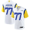 ナイキ メンズ ユニフォーム トップス Los Angeles Rams Nike Alternate Custom Jersey White