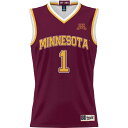 ゲームデイグレーツ メンズ ユニフォーム トップス #1 Minnesota Golden Gophers GameDay Greats Unisex Lightweight Basketball Jersey Maroon