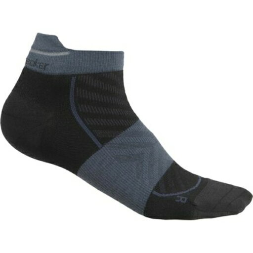 アイスブレーカー レディース 靴下 アンダーウェア Merino Run+ Ultralight Micro Sock - Women's Black/Graphite アイスブレーカー レディース 靴下 アンダーウェア Merino Run+ Ultralight Micro Sock - Women's Black/Graphite
