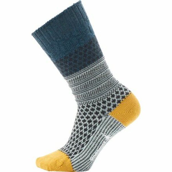 スマートウール レディース 靴下 アンダーウェア Everyday Popcorn Cable Crew Sock - Women's Frosty Green