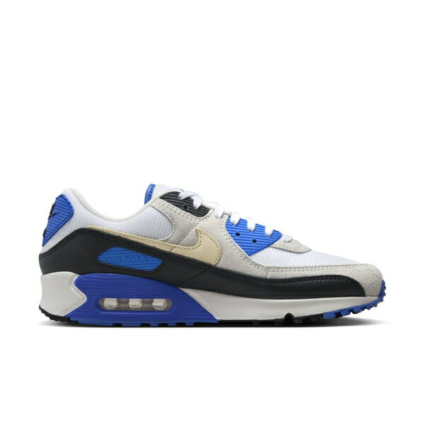 Nike ナイキ メンズ スニーカー White/Racer Blue/Khaki/Black 【Nike Air Max 90 Premium 'Racer Blue' HF3449-100】 サイズ US_12.5(30.5cm)