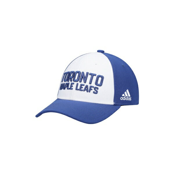 レディース帽子, ハット  Mens adidas White Toronto Maple Leafs Locker Room Wool Adjustable Hat White