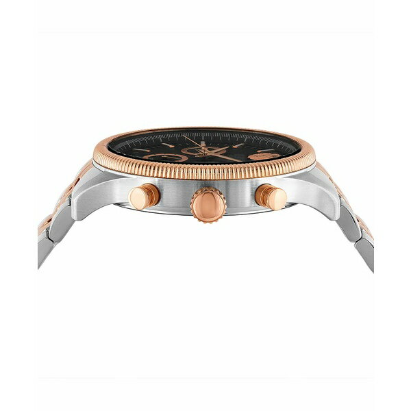 ヴェルサス ヴェルサーチ レディース 腕時計 アクセサリー Men's Chronograph Colonne Ion Plated Stainless Steel Bracelet Watch 44mm Two Tone Rose Gold