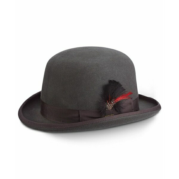 スカラ メンズ 帽子 アクセサリー Men 039 s Wool Derby Hat Chocolate