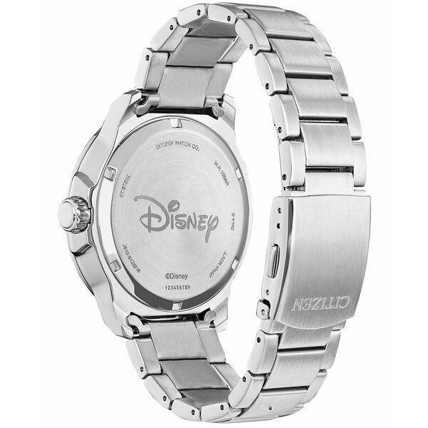  ǥ ӻ ꡼ Mickey Mouse Water Sport Stainless Steel Bracelet Watch 46mm Silver-tone